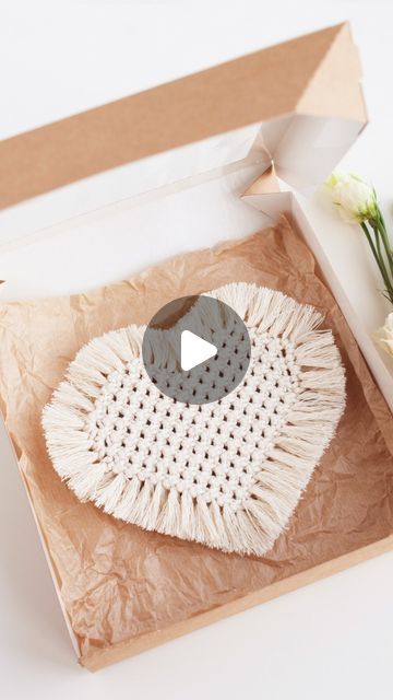 Heart Macrame, Macrame Hearts Diy, Valentine Macrame Diy, Macrame Heart, Macrame Coasters, Macrame Heart Wall Hanging, Macrame Heart Wall Hanging Tutorial, Macrame Heart Coaster, Macrame Supplies