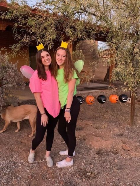 Cosmo E Wanda Costume, Cosmo And Wanda Costume Best Friends, Cosmo And Wanda Halloween Costumes, Cosmo Y Wanda Disfraz, Cosmo Wanda Costume, Fun And Easy Halloween Costumes, Wanda And Cosmo, Costumes For Besties, Halloween Costumes For Besties