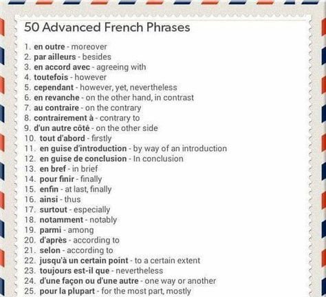 Advanced French, Linux Mint, French Verbs, French Phrases