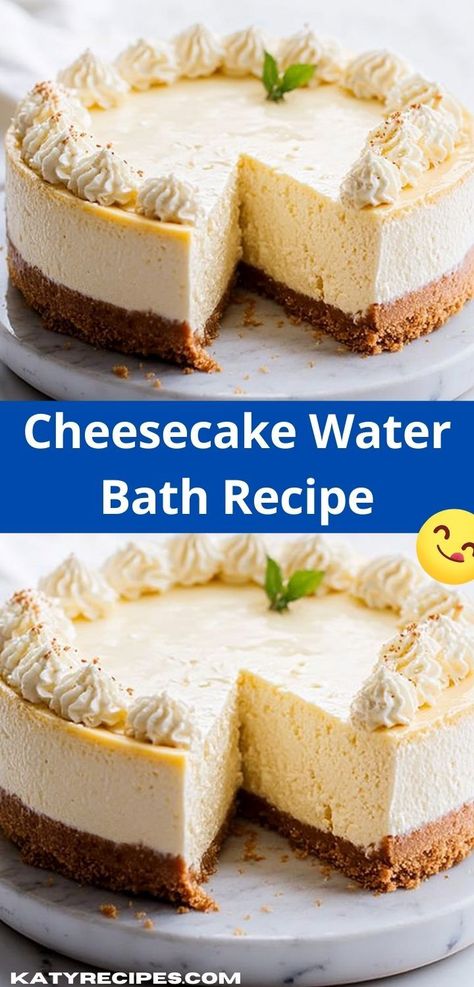 Looking for the perfect dessert idea? This Cheesecake Water Bath Recipe delivers a creamy texture and rich flavor that will impress your guests. It's an easy, family-friendly treat ideal for any occasion. Water Bath Cheesecake, Cheesecake Water Bath, Unique Recipes Desserts, No Bake Pumpkin Cheesecake, Pumpkin Cheesecake Recipes, Bath Recipes, Fall Desserts Easy, Classic Cookies, Creamy Cheesecake