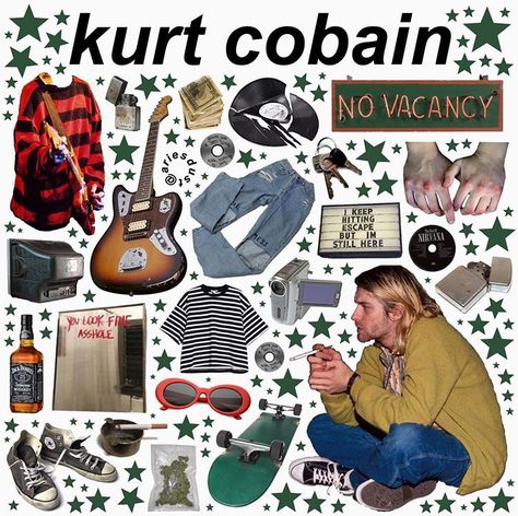 Curt Cobain Outfits, Kurt Cobain Aesthetic, 7th Grade Outfits, Grunge Outfits 90s, Iphone Wallpaper Texture, Casual Goth, 90s Fashion Men, Slay Outfits, Mood Clothes