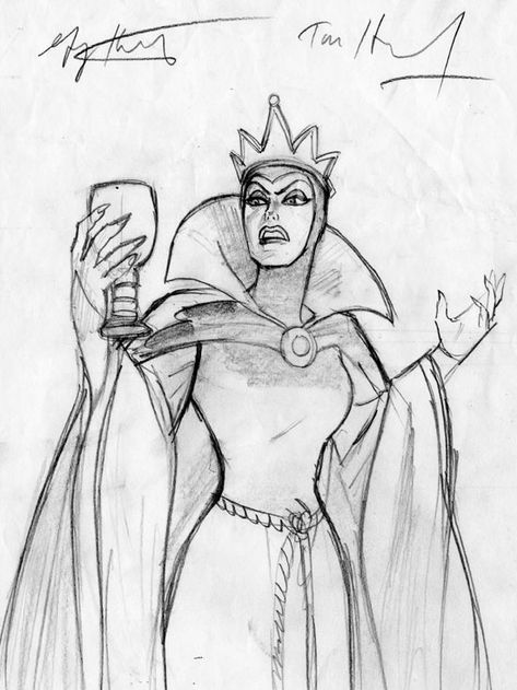 Disney Villain Concept Art, Disney Villains Sketches, Disney Villain Drawings, Evil Queen Drawing, Maleficent Drawing, Disney Art Style, Dr Facilier, Queen Drawing, Disney Queens