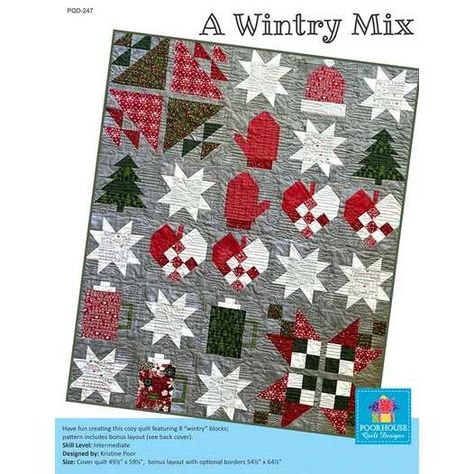 Winter Quilt, Back Cover Design, Snowman Quilt, Christmas Quilt Patterns, Quilt In A Day, Cozy Quilts, Holiday Quilts, House Quilts, Star Quilt Patterns