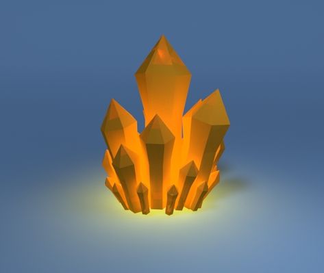 Low poly mineral crystal #poly, #mineral, #crystal Orange Aura, Abandoned Mine, Maya Modeling, Communication Logo, Low Poly Art, The Close, App Ui Design, Flat Illustration, Minerals Crystals