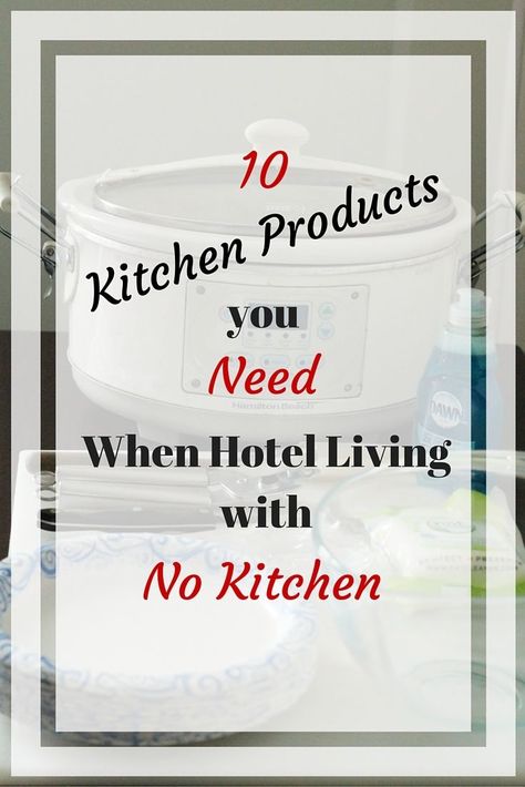 Living in a hotel for an extended stay or want to prep your own food while traveling? Here are my top 10 kitchen products to take on the road. http://www.realthekitchenandbeyond.com/10-products-you-need-when-hotel-living-with-no-kitchen/ Hotel Room Cooking, Chicken Coops And Runs, Hotel Room Hacks, Small Hotel Room, Living In A Hotel, Hotel Hacks, Motel Room, Vacation Meals, Hotel Living