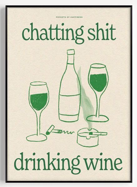 Drinks Graphic Design, Wine Poster Design, Drinking Posters, Wine Graphic Design, Drinking Poster, Drink Posters, Wine Illustration, Drinks Poster, Wine Branding