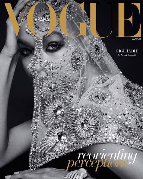 MIDDLE EAST • Instagram Gigi Vogue, Greg Kadel, Vogue Arabia, Vogue Portugal, Vogue Magazine Covers, Gigi Hadid Style, Fashion Magazine Cover, Mens Fashion Watches, Fashion Cover