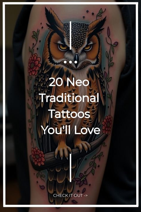 20 Neo Traditional Tattoos You'll Love Flat Cap Tattoo Ideas, Sparrow Sleeve Tattoo, Neo Traditional Pinup Tattoo, Neo Traditional Tattoos, Neo Traditional Art, Unique Wrist Tattoos, Tattoo World, Traditional Tattoo Inspiration, Traditional Sleeve