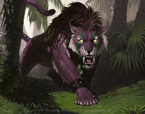 Great illustration of a World of Warcraft night elf druid in cat form. Artist is Jaemin Kim. Sabertooth Concept Art, Feral Druid World Of Warcraft, Feral Druid Art, Panther Concept Art, Feral Druid, Pet Anime, Elf Druid, Beast Creature, Warcraft Art