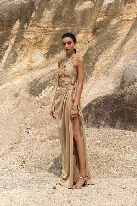 Athena Costume, Greek Dress, Golden Gown, فستان سهرة, Special Dresses, Luxury Dress, Woman Fashion, Komplette Outfits, Looks Style