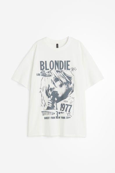 Oversized Printed T-shirt Blondie Shirt, Summer Style Casual, Plus Size Womens Clothing, Ribbed Neckline, Oversized T Shirt, Shirt White, Oversized Tshirt, World Of Fashion