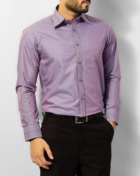 Purple Formal Outfit For Men, Purple Shirt Outfit Men Formal, Purple Formal Shirt, Men Formal Outfit Classy, Mens Semi Formal Wear, Shirt Pant For Men, Purple Shirt Outfits, Wedding Guest Outfit Men, Purple Dress Outfits