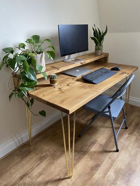 Standing desk frame