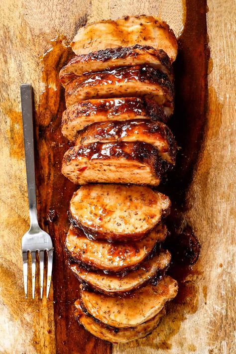 Apricot Glazed Pork Loin, Boneless Pork Loin Recipes, Pork Loin Recipes Oven, Brine For Pork, Baked Pork Loin, Fmd Recipes, Pork Loin Roast Recipes, Low Carb Pork, Carlsbad Cravings