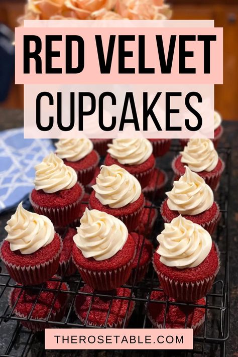 It took me fifteen+ years but I’ve finally perfected red velvet cupcakes. This is definitively the best red velvet cupcake recipe. These cupcakes are super soft, vibrantly red, and stay fresh for days and days. Best Red Velvet Cupcake Recipe, Soft Cupcakes, Velvet Cupcake Recipe, Shortcake Recipes, Red Velvet Cupcakes Recipe, Red Velvet Cupcake, Kids' Party Food, Strawberry Shortcake Recipes, Finger Foods Easy