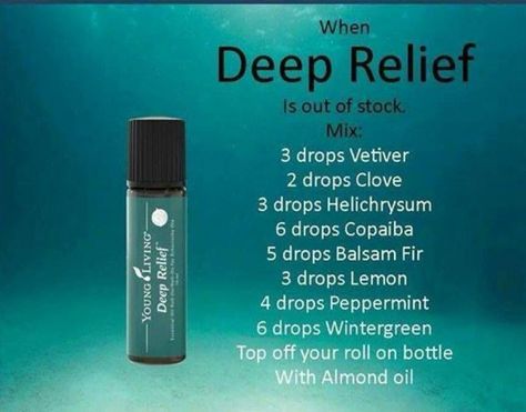 Deep Relief blend Essential Oil Roller Bottle Recipes, Roller Bottle Recipes, Roller Bottle Blends, Essential Oils For Pain, Young Living Essential Oils Recipes, Deep Relief, Essential Oil Roller Bottle, Essential Oils Gifts, Yl Essential Oils