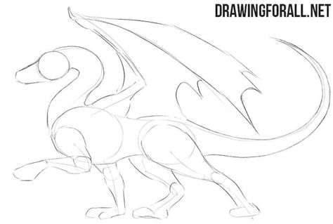 Bone Dragon Drawing, Dragon Wing Sketch, Dragon Base Pose Reference, Dragon Ych Base, How To Draw How To Train Your Dragon, Dragon Base Reference, Dragon Body Base, Dragon Body Drawing, Dragon Pose Reference