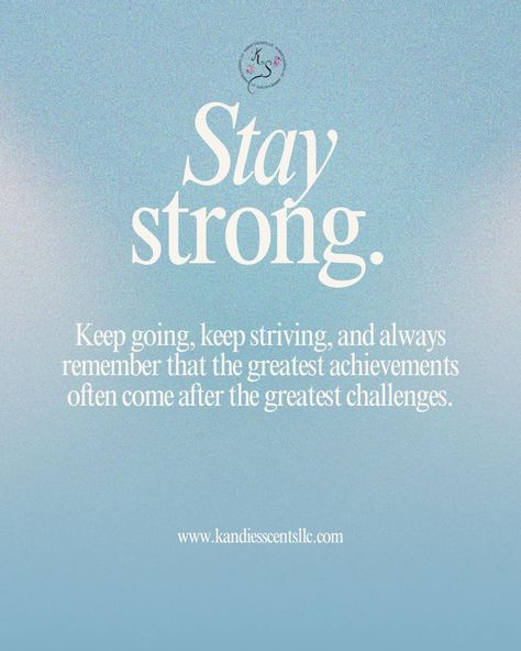 🌟 Stay Strong 🌟 Keep going, keep striving, and always remember that the greatest achievements often come after the greatest challenges. Your perseverance will lead to incredible success! 💪✨ #StayStrong #KeepGoing #NeverGiveUp #StriveForGreatness #Perseverance #ChallengesToSuccess #MotivationMonday #BelieveInYourself Keep On Going Quotes, Quotes To Keep Going, Going Quotes, Keep Going Quotes, Keep On Going, Believe In Yourself Quotes, Go For It Quotes, Stay Strong, May 22