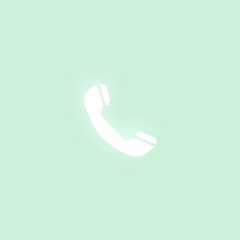 Mint Green Phone Icon, Mint Icons, Shortcut Icon, Mint Green Aesthetic, Screen Aesthetic, Phone Logo, Icons App, App Ios, Phone Screens