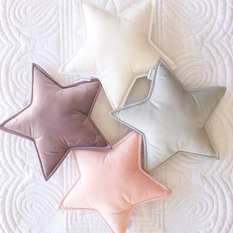 Shaped Pillows, Stars Nursery Decor, Star Pillow, Kids Pillow, Star Decor, Cloud Cushion, Star Cushion, Shaped Pillow, Star Nursery