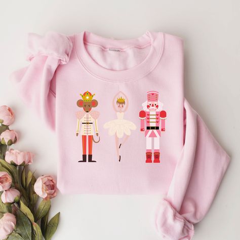 Nutcracker Pink, Nutcracker Shirt, Ballet Shirts, Pink Nutcracker, Ballet Gift, Family Christmas Shirts, Girls Socks, Nutcracker Christmas, Tee Outfit