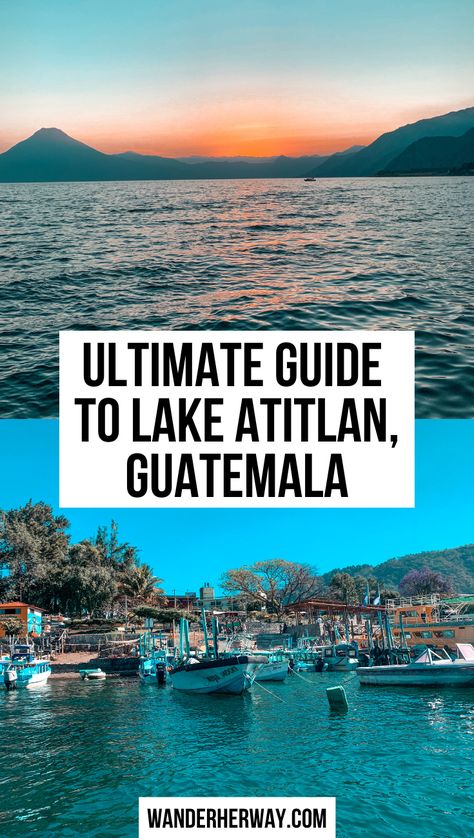 Guatemala Trip, Lake Atitlan Guatemala, Latin America Travel, Guatemala Travel, Lake Atitlan, Vacation Itinerary, Central America Travel, Caribbean Beaches, Planning A Trip