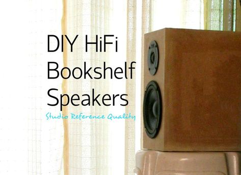 DIY HiFi Bookshelf Speakers (Studio Reference) : 11 Steps (with Pictures) - Instructables Bookshelf Speakers Setup, Diy Hifi, Woofer Speaker, Cambridge Audio, Speaker Enclosure, Vintage Speakers, Speaker Box Design, Polk Audio, Hifi Speakers