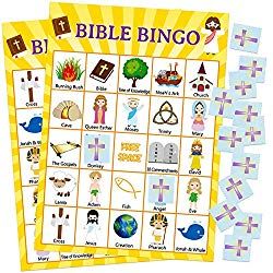 Bible Bingo, Easy Games For Kids, Sunday School Games, Bible Object Lessons, Bible Activities For Kids, Sunday Church, Sunday School Crafts For Kids, Bible Study For Kids, Bible Games