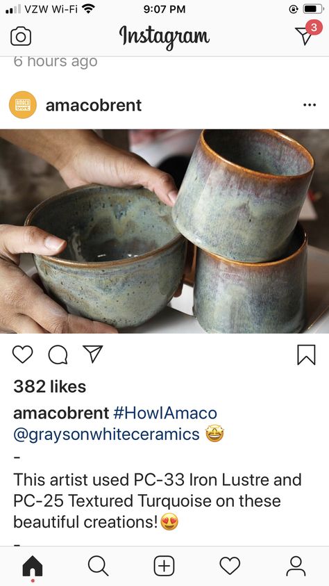 Glaze Combinations, Glaze Combos, Pottery Kiln, Speckle Glaze, Amaco Glazes, Ceramic Glaze Recipes, Organic Ceramics, Tile Color, Wheel Throwing