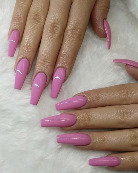 Rosa Barbie, Shiny Nails Designs, Special Nails, Pink Acrylic Nails, Acrylic Nails Coffin, Luxury Nails, Fabulous Nails, Coffin Nails Designs, Pretty Acrylic Nails