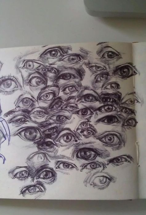 // Drawings Of Eyes, Gcse Art Sketchbook, Sketchbook Pages, Arte Sketchbook, Arte Inspo, A Level Art, Sketchbook Inspiration, Eye Art, Pen Drawing