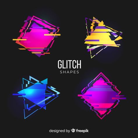 Gaming Design, Glitch Poster Design, Glitch Techs, Graphic Design Glitch, Glitch Art Design, Glitch Poster Graphic Design, Design Vector, Music Festival Poster, Hex Color Palette