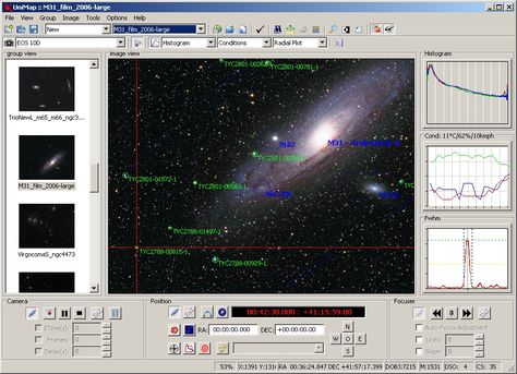 Astronomy Software - picture identification - plate-solving - astrophotography - integrated telescope-camera control Astrophotography Tutorial, Stargazing Telescope, Astro Photography, Weather Satellite, Macro Photography Tips, Radio Astronomy, Amateur Astronomy, Night Sky Photography, Photo Maps