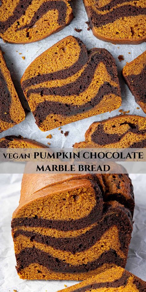 Autumnal Cake, Chocolate Marble Bread, Yule Wedding, Vegan Marble Cake, Vegan Pumpkin Cake, Pumkin Cake, Marble Bread, Chocolate Pumpkin Bread, Enjoyable Activities