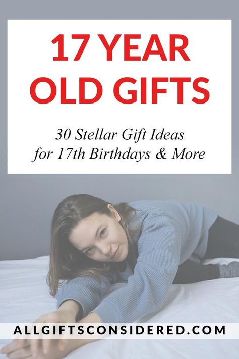 No matter if it’s their birthday, Christmas, or any celebration – these gifts are perfect for any 17 year old! Check this list out to find the perfect gift 17th Birthday Gift Ideas, 17th Birthday Ideas, 17th Birthday Gifts, Cool Gifts For Teens, Cute Birthday Gift, Christmas Gifts For Girlfriend, Best Gift Ideas, 17th Birthday, Old Christmas