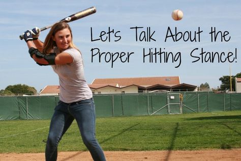 Today, we're going to talk about the first basic part of girls softball hitting: the stance. It's very important that your hitters have the proper stance. Softball Tips, Softball Hitting, Sports Tips, Softball Batting, Softball Cheers, Softball Workouts, Youth Softball, Softball Crafts, Softball Drills