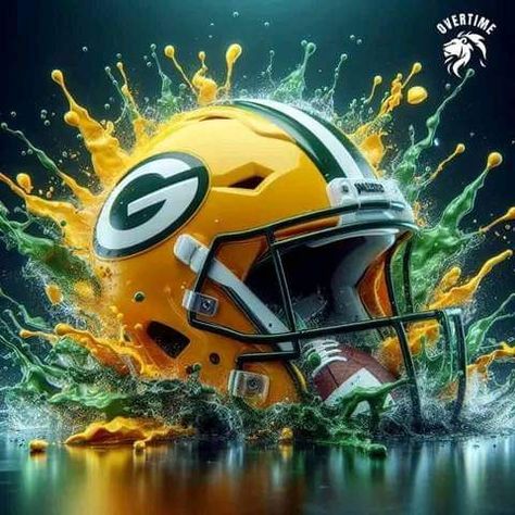 Packers Painting, Green Bay Packers Art, Green Bay Packers Logo, Green Bay Packers Fans, Packers Fan, Painting Ideas On Canvas, Football Logo, Seattle Seahawks, Football League