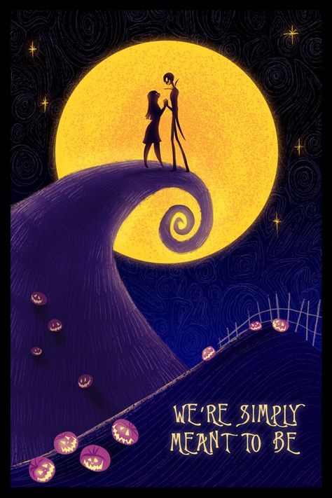 We're simply meant to be. Simply Meant To Be, Nightmare Before Christmas Wallpaper, Disney Valentines, Tim Burton Movie, Jack And Sally, Disney Lover, The Nightmare Before Christmas, Disney Quotes, Mandala Drawing