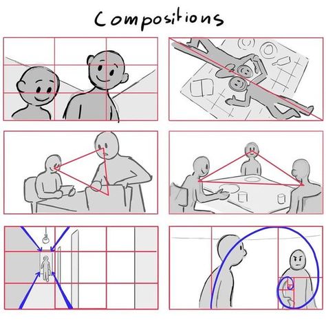 FramebyFrame on Twitter: "Here are some helpful little notes on composition and camera angles from various sources! Learning how and when to use them in your animation is key to making a compelling story! #agorastudio #framebyframe #animation #animator #cinematography #reference #resource… https://t.co/c3Ejc3vXKR" رسم كاريكاتير, Comic Tutorial, Comic Layout, Perspective Art, Foto Tips, Comic Drawing, Composition Design, Animation Reference, Drawing Lessons