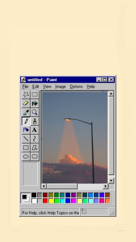 Phone wallpaper Nostalgia Phone Wallpaper, Microsoft Paint Aesthetic, Paint Aesthetic, Microsoft Paint, Aesthetic Drawings, Iphone App Design, Phone Stuff, Iphone App, Computer Wallpaper