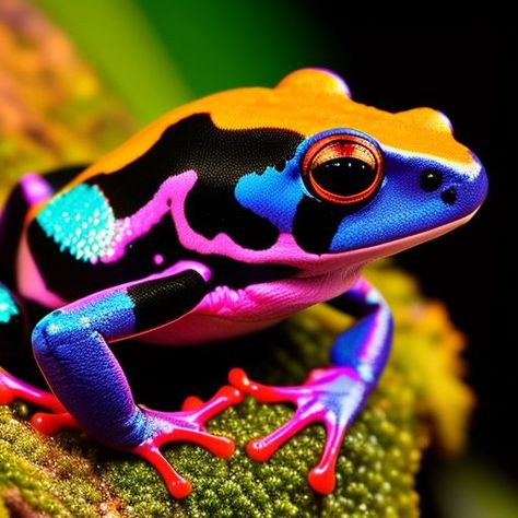 Colorful Animals Photography, Poison Animals, Colourful Frog, Coolest Animals, Colorful Frogs, Poison Dart Frog, Amazing Frog, Colorful Photography, Poison Dart