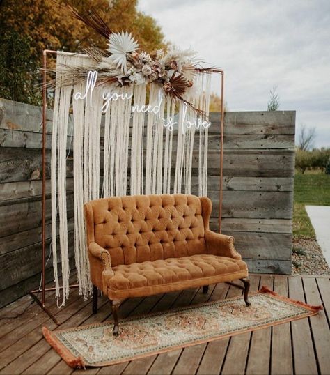 Wedding Photo Walls, Boho Backdrop, Photo Backdrop Wedding, Wedding Photo Booth, Future Wedding Plans, Western Wedding, Wedding Rentals, Wedding Mood, Wedding Time