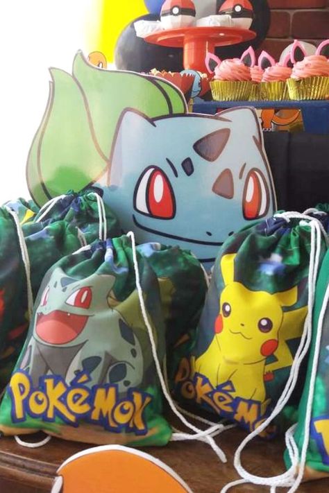 Pokemon Party Favours, Pokemon Favor Bags, Pokemon Candy Bags, Pokemon Treat Bags, Pokemon Gift Bags, Pokemon Loot Bag Ideas, Pokemon Favors Ideas, Pokemon Birthday Party Favors, Pokemon Goodie Bags Ideas