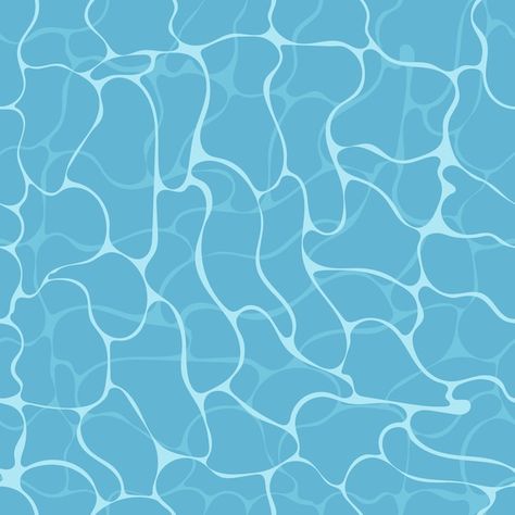 Seamless pattern of water texture shiny ... | Premium Vector #Freepik #vector #pool-texture #sea-texture #water-texture #ocean-background Water Waves Illustration, Summer Seamless Pattern, Water Texture Drawing, Water Texture Seamless, Pool Texture, Water Sketch, Sea Texture, Ocean Texture, Water Texture