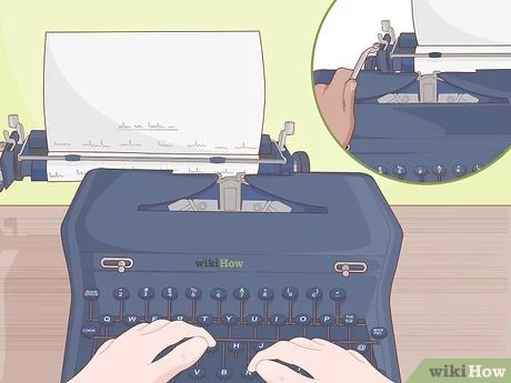 How to Use a Manual Typewriter (with Pictures) - wikiHow Manual Typewriter, Royal Typewriter, Typewriter, Mommy And Me, Vintage Charms, Being Used, How To Use, Take That