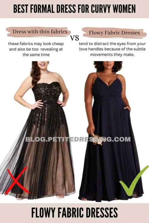 Dresses For Short Curvy Figures, Formal Dresses Curvy, Formal Wrap Dress, Short Curvy, Form Fitting Tops, Princess Silhouette, Dresses Flowy, Pleated Skirt Dress, Curvy Shorts