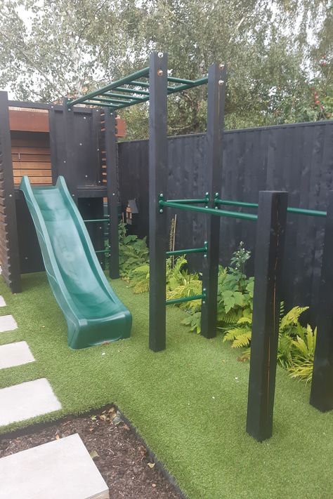 Backyard Climbing Structure, Play Gym For Kids, Kids Garden Play Area, Gym For Kids, Kids Garden Play, Backyard Jungle Gym, Kid Friendly Backyard, Backyard Gym, Backyard Playset