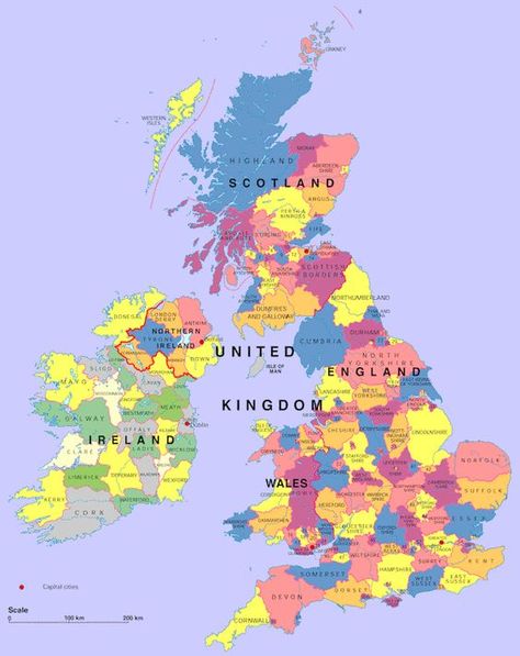 Map Of UK And Ireland | Map of UK Counties in Great Britain, Northern Ireland, and in addition ...: Kingdom Map, Map Of Great Britain, United Kingdom Map, Map Of Britain, Georgia Map, England Map, Metro Map, Ireland Map, County Map