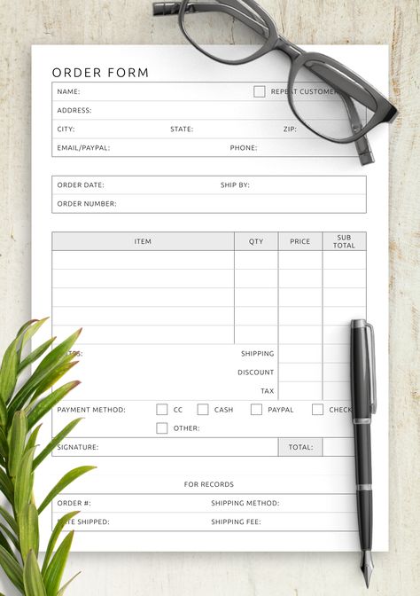 Purchase Order Form, Pharmacy Decor, Printable Tags Template, Telling Time Worksheets, Create Invoice, Invoice Design, Avon Business, Order Form Template, Free Printable Tags