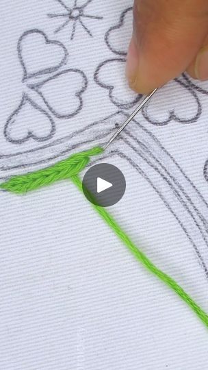 32K views · 223 reactions | Heavy chain stitch tutorial!
#neck #viral #design #useful #easy #fb #trending #support #stitch #cute #diy #content #satisfying #tutorial #hand #fypシ゚ #embroidery #handmade #diycrafts #reelsfb #fbreels #reels #viralreelsfb #reelsvideo #viralreels | Crafts & Embroidery | Crafts & Embroidery · Original audio Chain Stitch Tutorial, Stitch Cute, Embroidery Crafts, Embroidery Lessons, Chain Stitch Embroidery, Stitch Tutorial, Heavy Chain, Cute Diy, Embroidery Craft